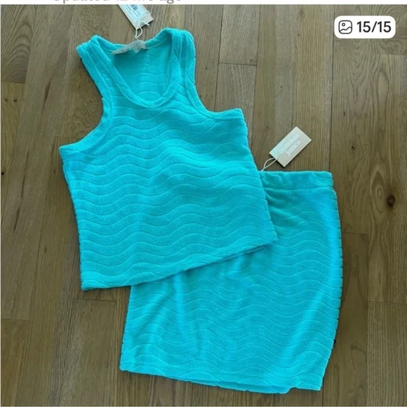 NWT Araminta James Wave Terry Skirt size S - Picture 12 of 12